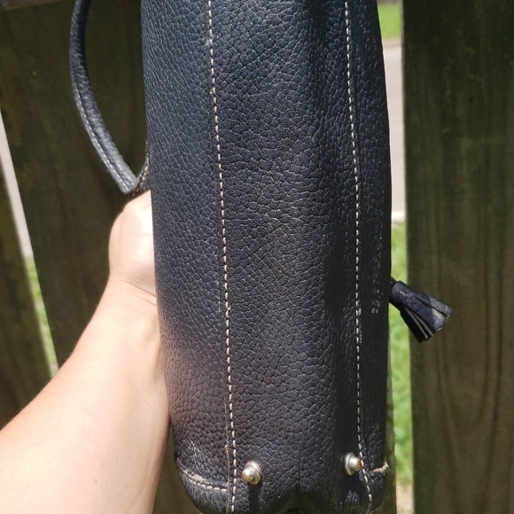 Dooney & Bourke black leather tote - Picture 5 of 8